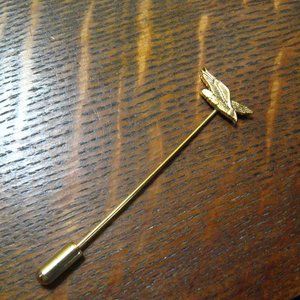 🇺🇸 Vintage 1980's Golden American Eagle Stick Pin